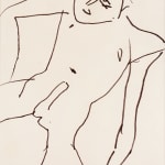 Keith Vaughan, Seated Figure, 1964