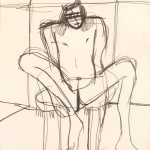 Keith Vaughan, Seated Figure, 1964