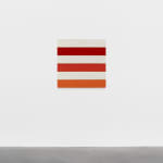 Dyani White Hawk, Untitled (Red and Orange), 2022