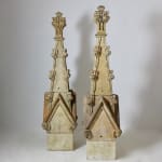 Regency Original Painted Torchere Candle Stand