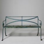 Scottish Regency Iron Garden Seat ( sold )