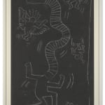 Keith Haring, Untitled (The Blueprint Drawings - No. 14), 1990