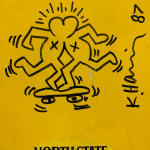 Keith Haring, Untitled ('Skateboard Lovers' - Knokke), 1987