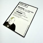 Banksy, 'Fuck Pigs' (Turf War Exhibition card), 2003