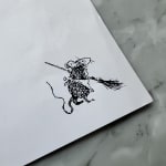 Banksy, 'Fuck Pigs' (Turf War Exhibition card), 2003