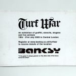 Banksy, 'WILD STYLE' ('TURF WAR' EXHIBITION PROMO CARD), 2003