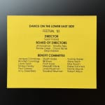 Keith Haring, 'DANCE ON THE LOWER EAST SIDE' (Preview Invitation + Program), 1983