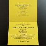 Keith Haring, 'DANCE ON THE LOWER EAST SIDE' (Preview Invitation + Program), 1983