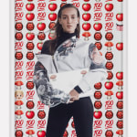 Roe Ethridge, Amalie Moosgaard with Emojis, 2017