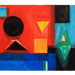Dorothy Antoinette (Toni) LaSelle, Untitled (black square UR), 1950