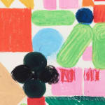 Dorothy Antoinette (Toni) LaSelle, Untitled (red square UL), 1965