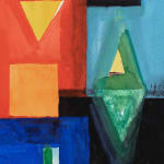 Dorothy Antoinette (Toni) LaSelle, Untitled (black square UR), 1950