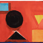 Dorothy Antoinette (Toni) LaSelle, Untitled (black square UR), 1950