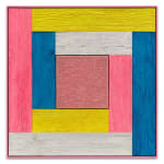 DOUGLAS MELINI, Untitled (Tree Painting-Coencentric, Yellow, Blue, White, Pink), 2023