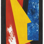 Hans Hofmann, Chimbote Mural (Fragment of Part 1) Chimbote Red Yellow Blue Black [Study for Chimbote Mural], 1950