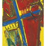 Hans Hofmann, The Cross (Sketch for Mosaic) [Study for Chimbote Mural], 1950