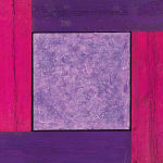 Douglas Melini, Untitled (Tree Painting-Double L, Magenta, Purple, and Lavender), 2021