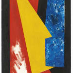 Hans Hofmann, Chimbote Mural (Fragment of Part 1) Chimbote Red Yellow Blue Black [Study for Chimbote Mural], 1950