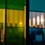 Daniel Buren, The Exploded Hut: homage to Oscar Niemeyer, situated work, 2015