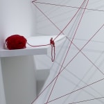 Liliana Porter, “The anarchist (woman in red)”, 2022