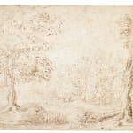 Flemish artist ca. 1600, or slightly earlier, A pair of Forest Landscapes