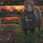 Deborah Poynton, Sheep and Fireflies, 2021