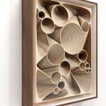 Marco Castillo, Low Relief with 15 circles and 11 organic depressions, 2020