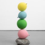 Gimhongsok, Untitled (short people) Lemon, Cadet Blue, Lime Green, Pink, 2022