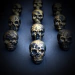 Stephen Alan Yorke, 'Day of the Dandy' skulls