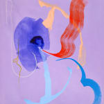 Simone Brewster, Sitting Bare in Blue, 2023