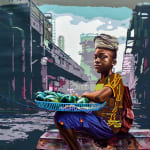 Daniel Onguene, Passage de balais, 2020