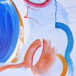 Simone Brewster, Sitting Bare in Blue, 2023