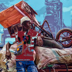 Daniel Onguene, Passage de balais, 2020