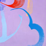 Simone Brewster, Sitting Bare in Blue, 2023