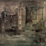 John Piper, Caernarvon Castle I, 1971
