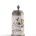 Große Lackvase mit Chinoiserie