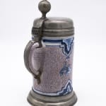 Große Lackvase mit Chinoiserie