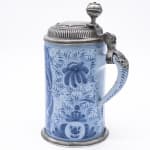 Große Lackvase mit Chinoiserie