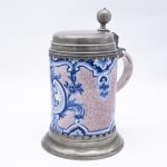 Große Lackvase mit Chinoiserie