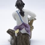 Große Lackvase mit Chinoiserie