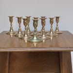 Rennie Mackinosh, A Pair of Bakelite Candle Holders, Circa 1930s
