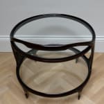 Cesare Lacca, A Brass and Mahogany Drinks Trolley, Circa 1950s