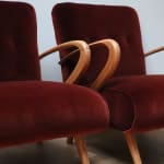 Guglielmo Ulrich, A Pair of Italian Armchairs, Circa 1960s