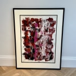 William Gear, Pink and Red Verticals, 1959