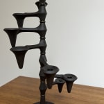 Rennie Mackinosh, A Pair of Bakelite Candle Holders, Circa 1930s