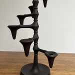 Rennie Mackinosh, A Pair of Bakelite Candle Holders, Circa 1930s