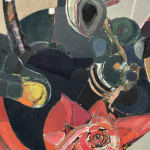 An Articulating Desk Lamp, Circa 1950s