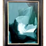 Grant Walker, Black and white bowl with flange, 2025