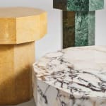 Yellowdot, Elazig Cherry Rotating Marble Table