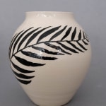 John Burgess, White Fern Vase, 2022